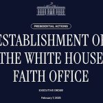 Establishment of the White House Faith Office