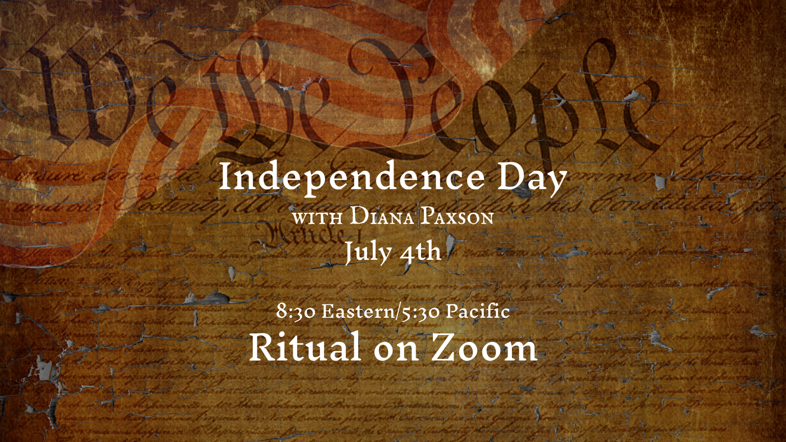 Independence Day with Diana Paxson